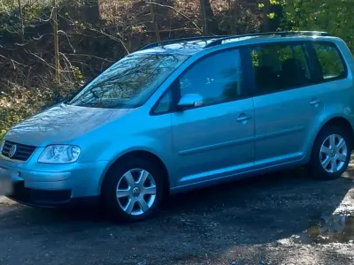 Gebraucht VW Touran 116 PS (85 kW) 2006 Blau Van / Kleinbus