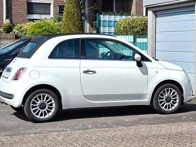 Second-hand Fiat 500C Lounge 69 CP (50 kW) 2010 Alb Cabrio