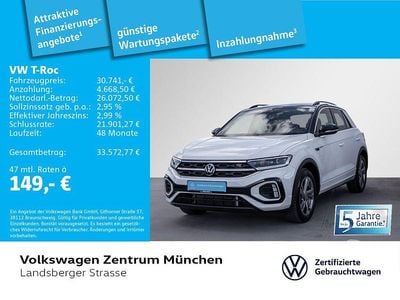 Gebraucht VW T-Roc R-line 150 PS (110 kW) 2025 Weiß SUV