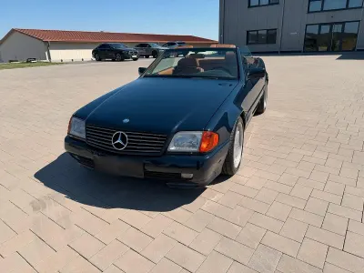 Gebraucht Mercedes SL500 320 PS (235 kW) 1993 Blau Cabrio