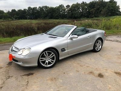 Usata Mercedes SL350 245 CV (180 kW) 2005 Argento Cabrio
