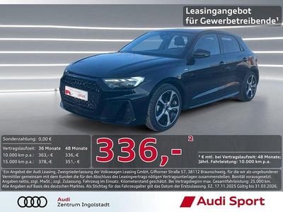 Schwarz metallic Gebraucht 2025 Audi A1 Sportback S-Line Kleinwagen | 32.450 € (Teuer)