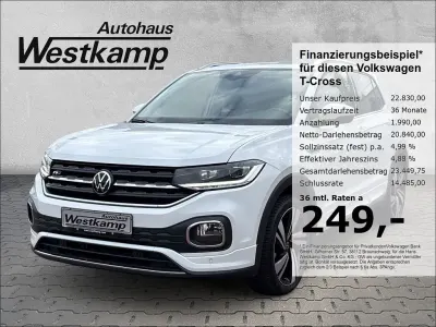 Gebraucht VW T-Cross Style 110 PS (80 kW) 2022 Weiß SUV