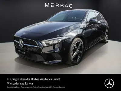 Brugt Mercedes A180 Progressive 136 HK (100 kW) 2021 Sort Sedan