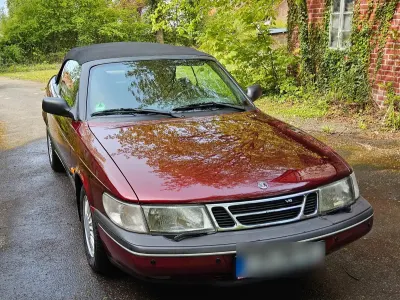Gebraucht Saab 900 Cabriolet 170 PS (125 kW) 1995 Rot Cabrio