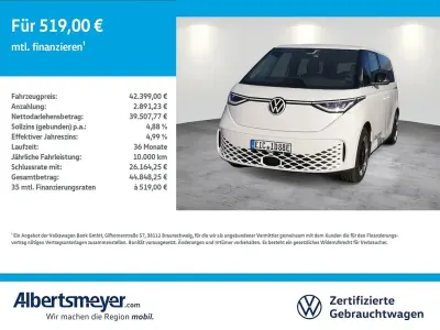 Brugt VW ID. Buzz Pro 150 kW (204 HK) 2023 Hvid MPV
