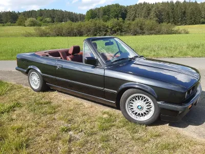 Gebraucht BMW 325 Cabriolet Shadowline 171 PS (125 kW) 1986 Schwarz Cabrio