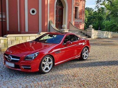 Gebraucht Mercedes SLK200 184 PS (135 kW) 2014 Rot Cabrio