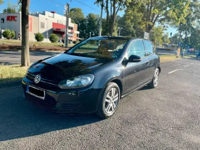 Gebraucht VW Golf VI Trendline 80 PS (58 kW) 2009 Schwarz Kleinwagen