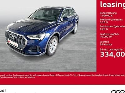 Usata Audi Q3 Ambiente 245 CV (180 kW) 2021 Blu SUV