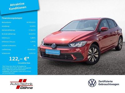 Gebraucht VW Polo Move 95 PS (69 kW) 2024 Kings red Kleinwagen