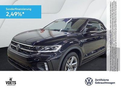 Gebraucht VW T-Roc Cabriolet R-line 150 PS (110 kW) 2025 Schwarz Cabrio