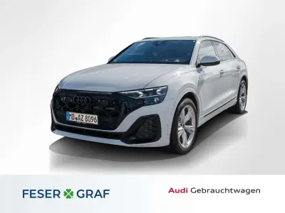 Gebraucht Audi Q8 S-Line 286 PS (210 kW) 2025 Gletscherweiß metallic SUV