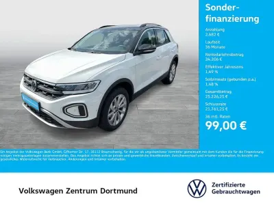 Gebraucht VW T-Roc Life 150 PS (110 kW) 2025 Weiß SUV