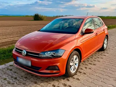 Usata VW Polo Comfortline 95 CV (69 kW) 2018 Arancione Utilitaria