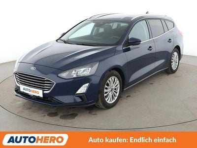 Blau Gebraucht 2020 Ford Focus Titanium Kombi | 14.850 € (Guter Preis)