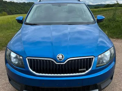 Gebraucht Skoda Octavia Scout 4x4 184 PS (135 kW) 2015 Blau Kombi
