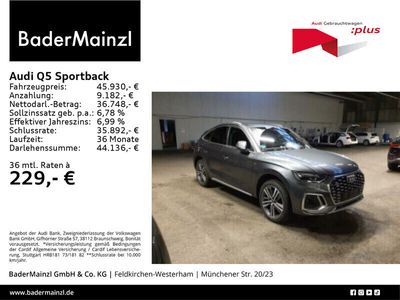 gebraucht Audi Q5 Sportback S line 40 TFSI quattro S tronic