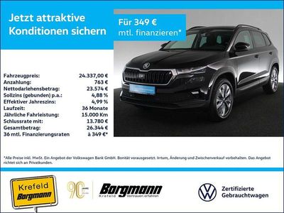 Gebraucht Skoda Karoq Style 150 PS (110 kW) 2022 Schwarz SUV