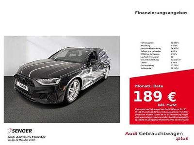 Gebraucht Audi A4 S-Line 204 PS (150 kW) 2023 Mythosschwarz metallic Kombi