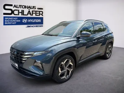 Gebraucht Hyundai Tucson Trend 265 PS (194 kW) 2021 Teal blue / met SUV