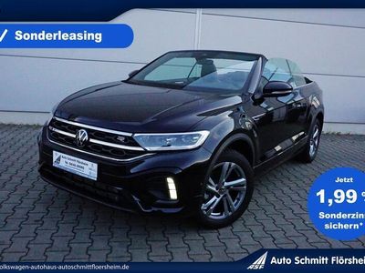 Gebraucht VW T-Roc Cabriolet R-line 150 PS (110 kW) 2024 Deep black perleffekt schwarz Cabrio
