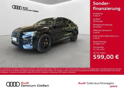 Gebraucht Audi e-tron Sportback S-Line 230 kW (313 PS) 2022 Mythosschwarz metallic SUV