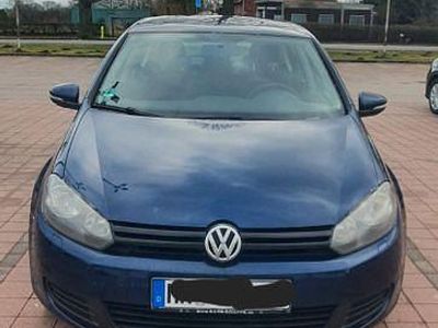 Gebraucht VW Golf VI Trendline 80 PS (58 kW) 2010 Blau Kleinwagen