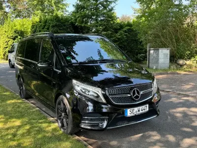 Gebraucht Mercedes V250 Avantgarde Edition 204 PS (150 kW) 2017 Schwarz Van / Kleinbus