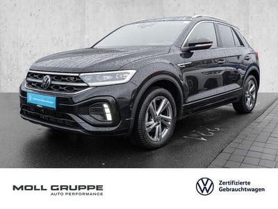 Gebraucht VW T-Roc R-line 110 PS (80 kW) 2023 Deep black perleffekt (metallic) SUV