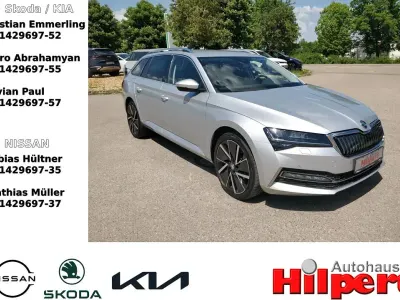 Gebraucht Skoda Superb Style 218 PS (160 kW) 2022 Brilliantsilber metallic (metallic) Kombi