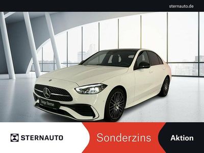 Gebraucht Mercedes C180 AMG 170 PS (125 kW) 2025 Unilack polarweiß Limousine