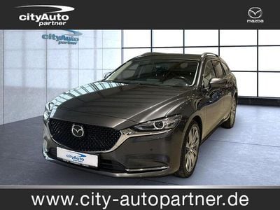 Gebraucht Mazda 6 Exclusive-Line 194 PS (142 kW) 2024 Machine grey (metallic) Kombi