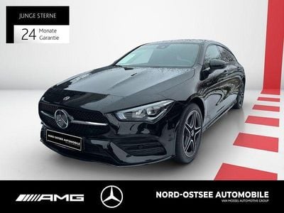 Gebraucht Mercedes CLA250e Shooting Brake AMG 160 PS (117 kW) 2020 Unilack nachtschwarz Kombi