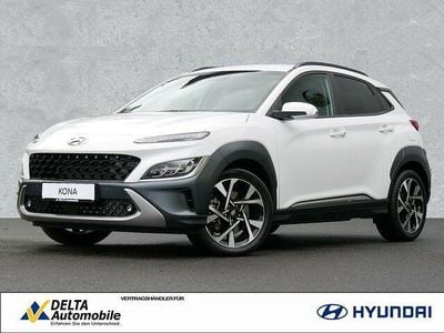 Gebraucht Hyundai Kona Prime 199 PS (146 kW) 2022 Atlas white / sol SUV