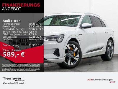Weiß Gebraucht 2020 Audi e-tron S-Line SUV | 29.280 € (Fairer Preis)