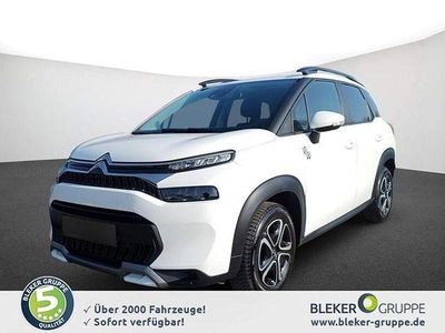 Gebraucht Citroën C3 Aircross PureTech 110 PS (80 kW) 2024 Lack weiss banquise/typ aussenverkleidung spiegel flach standard SUV