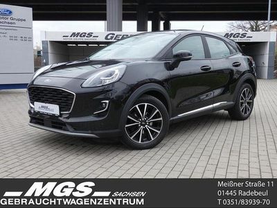 Gebraucht Ford Puma Titanium 125 PS (91 kW) 2020 Obsidianschwarz metallic SUV