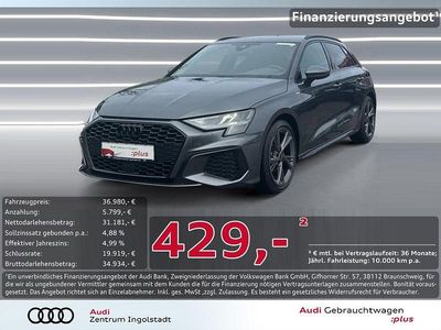 Grau Gebraucht 2023 Audi A3 S-Line Limousine | 36.980 €