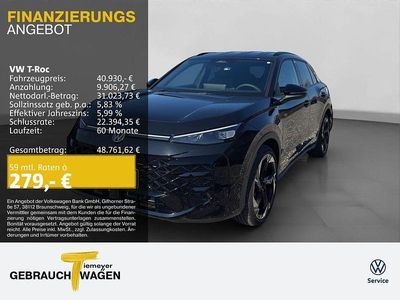 Neu VW T-Roc R-line 150 PS (110 kW) 2026 Schwarz SUV