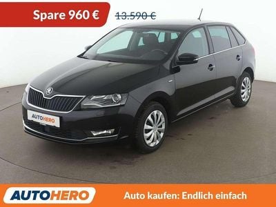 Gebraucht Skoda Rapid Clever 110 PS (80 kW) 2018 Cerna magic black magic Limousine