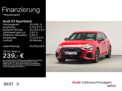 Gebraucht Audi S3 Ambiente 310 PS (228 kW) 2023 Tangorot metallic (metallic) Limousine
