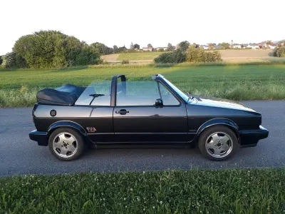 Gebraucht VW Golf Cabriolet 98 PS (72 kW) 1992 Schwarz Cabrio