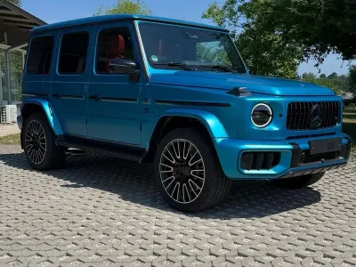 Neu Mercedes G63 AMG AMG 585 PS (430 kW) 2026 Hyperblau magno SUV