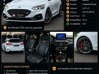 Gebraucht Ford Focus ST 280 PS (205 kW) 2020 Weiß Kombi