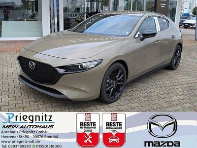 Neu Mazda 3 Nagisa 140 PS (102 kW) 2025 Grün Limousine
