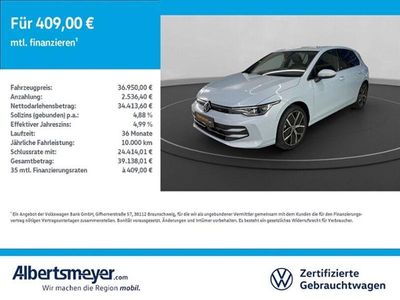 Nuova VW Golf VIII Edition 150 CV (110 kW) 2025 Blu Berlina