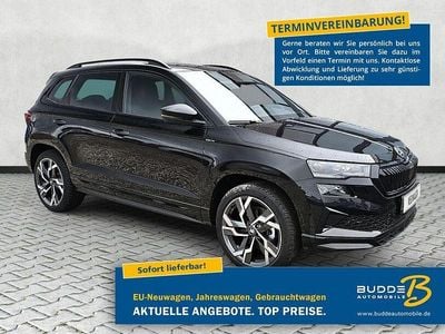 Neu Skoda Karoq SportLine 190 PS (139 kW) 2025 Graphitegrau metallic SUV