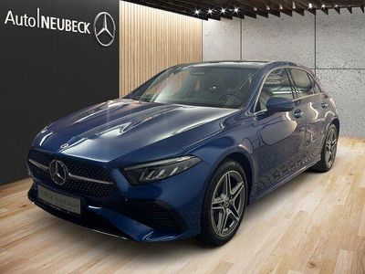 Gebraucht Mercedes A250 AMG Line Premium 218 PS (160 kW) 2024 Lack spektralblau Limousine