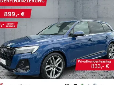 Gebraucht Audi Q7 S-Line 286 PS (210 kW) 2024 Ascariblau metallic SUV